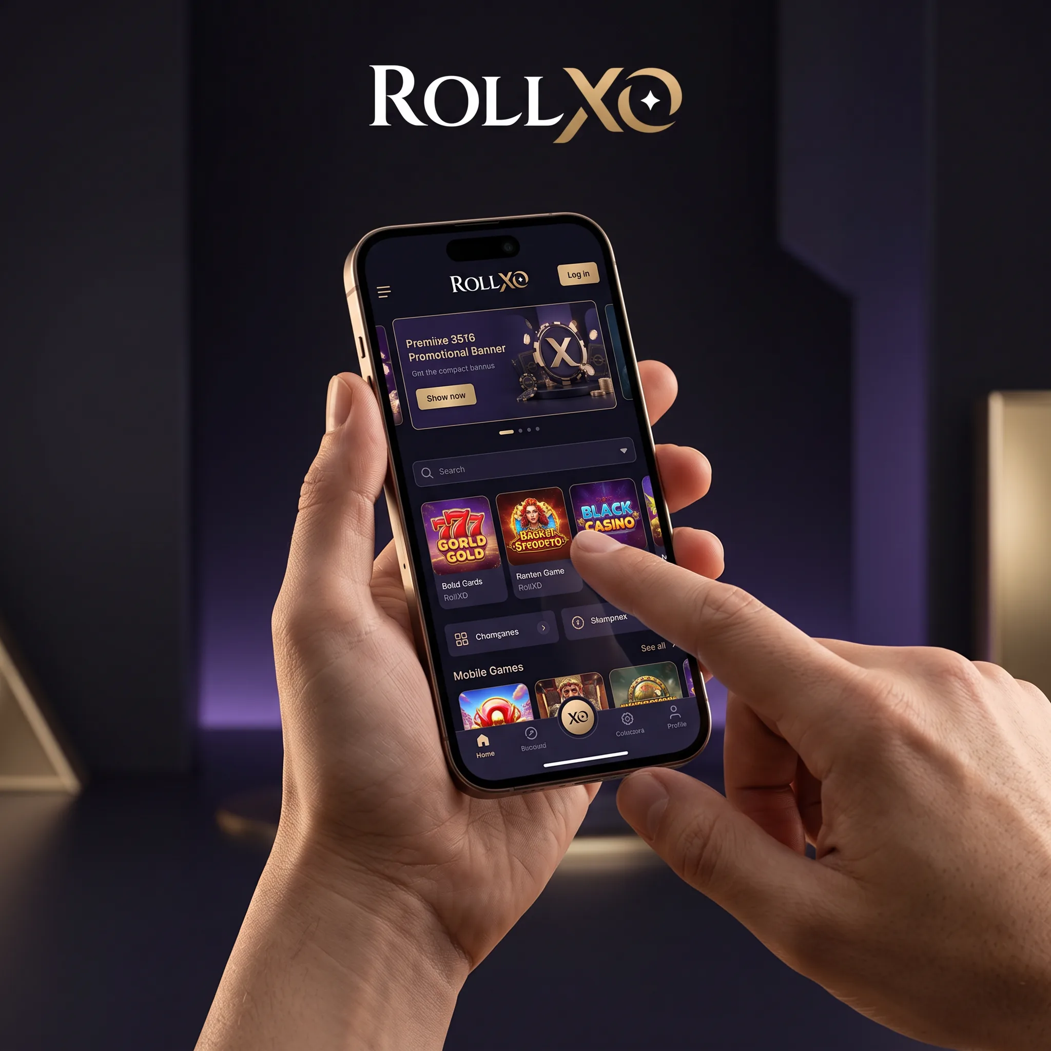 RollXO mobile casino app